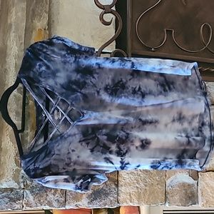 American Eagle Soft and Sexy Blue Top Size Small